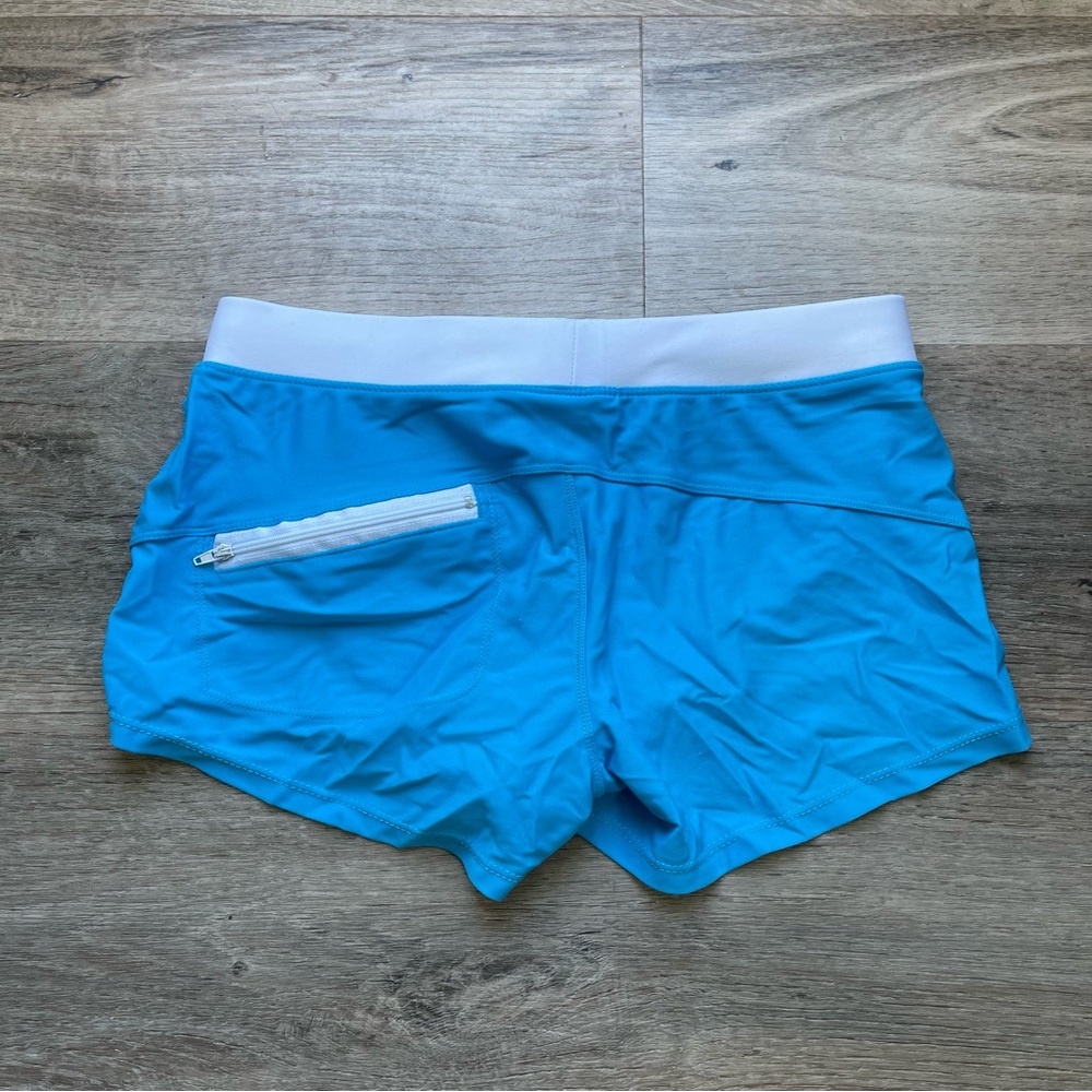 Men’s Sexy Blue and White Swim Shorts - Picture 3 of 3
